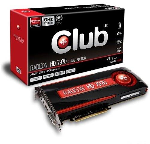 Club 3D Radeon HD 7970 GHz Edition - Club 3D mostra la Radeon HD 7970 GHz Edition