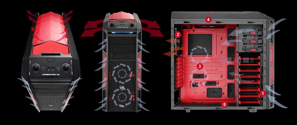 aerocoolpredator - Aerocool presenta il case XPreadator X3