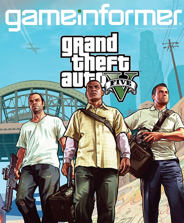 GTA V copertina Game Informer - [Aggiornata] GTA V: confermati, e mostrati, i 3 inediti protagonisti