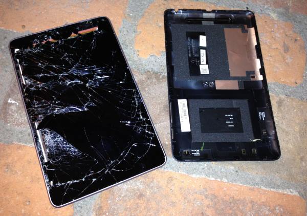 nexus 7 extreme drop test - Drop test estremo per il tablet Nexus 7