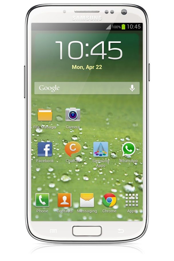 hk en GT I9500TADTGY 001 front white1 - Samsung Galaxy S IV: disponibile la prima immagine ufficiale e presentazione il 22 Marzo?