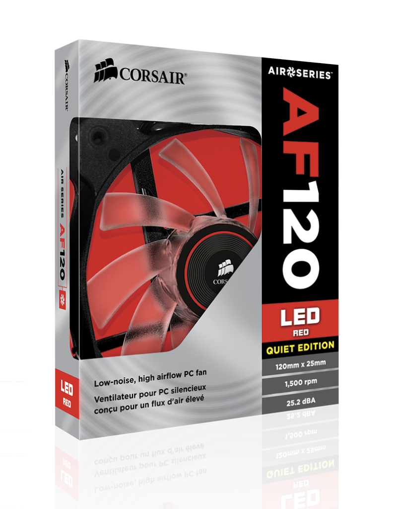 3D BOX AF120 LED red 794x1024 - Corsair annuncia nuove ventole Air Series AF140 LED e AF120 LED